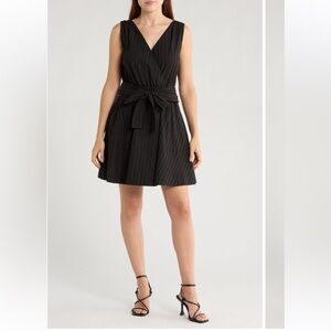 NWT Derek Lam 10 Crosby Abby Lace Trim Tie Waist Mini Dress